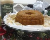 Try our Evan Williams Egg Nog Cake. Home-made goodness!